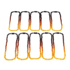 Baltic Amber Adult Necklace Baroque Rainbow Raw Finish – Wholesale Lot of 10pcs - 45cm / 17.7in – XB54R2-RAW