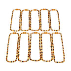 Baltic Amber Adult Necklace Roundel Multicolor Glossy Finish – Wholesale Lot of 10pcs - 45cm / 17.7in – XR53M