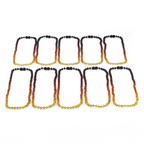 BALTIC AMBER ADULT NECKLACES LOT OF 10pcs - BAROQUE. XB54R2