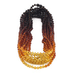 BALTIC AMBER ADULT NECKLACES LOT OF 10pcs - BAROQUE. XB54R2