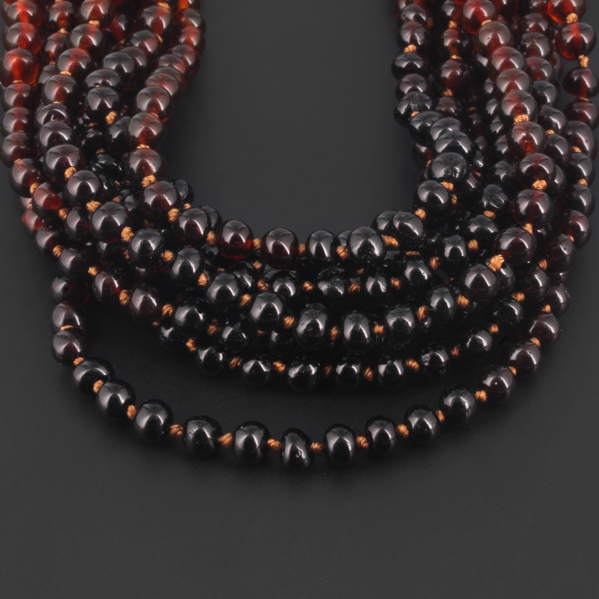 BALTIC AMBER ADULT NECKLACES LOT OF 10pcs - BAROQUE. XB54R1