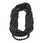 Baltic Amber Adult Necklace Olive Black Glossy Finish – Wholesale Lot of 10pcs - 45cm / 17.7in – XO54B