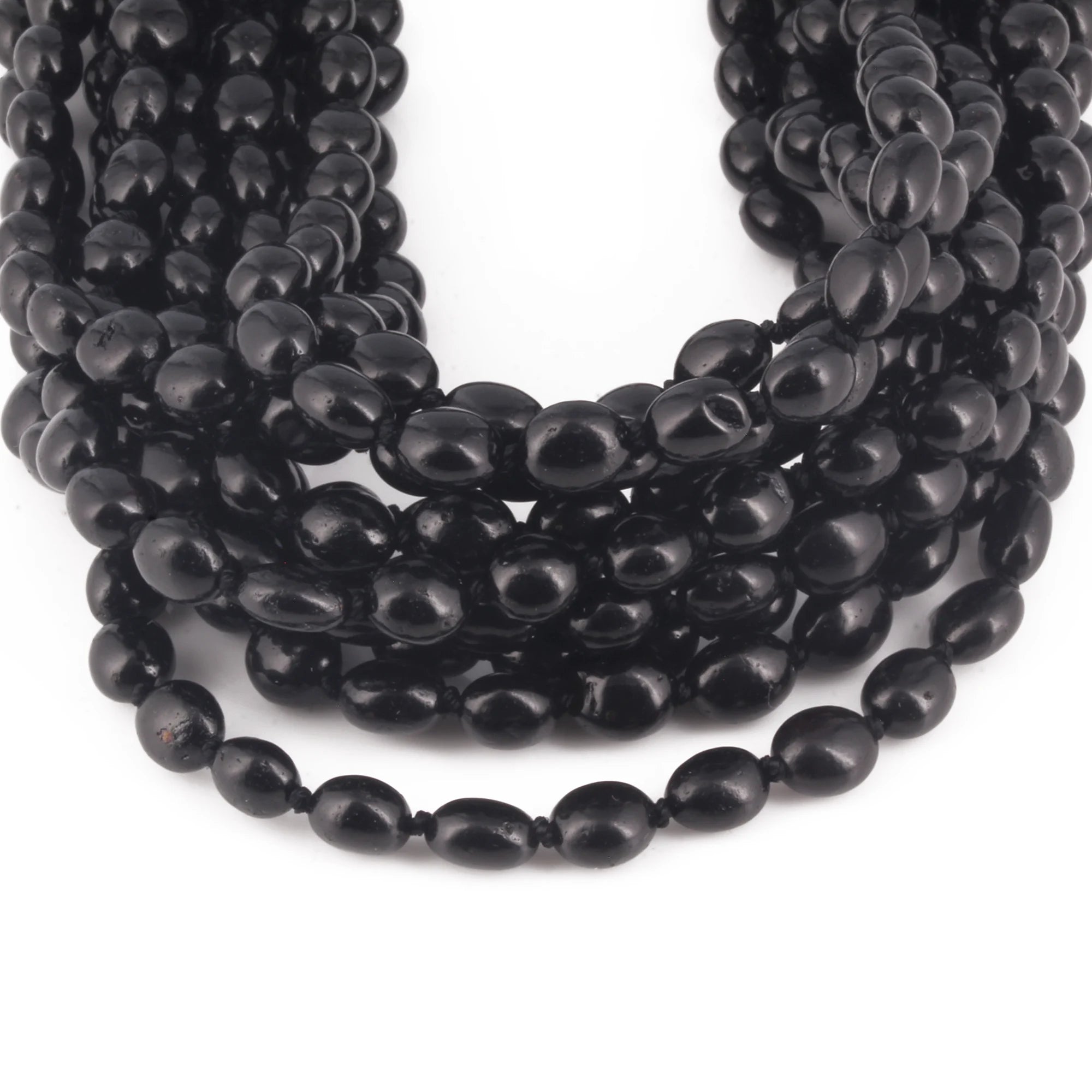 BALTIC AMBER ADULT NECKLACES LOT OF 10pcs - OLIVE. XO54B