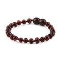 BALTIC AMBER BABY TEETHING BRACELETS LOT OF 10pcs -  BAROQUE. XB54DC