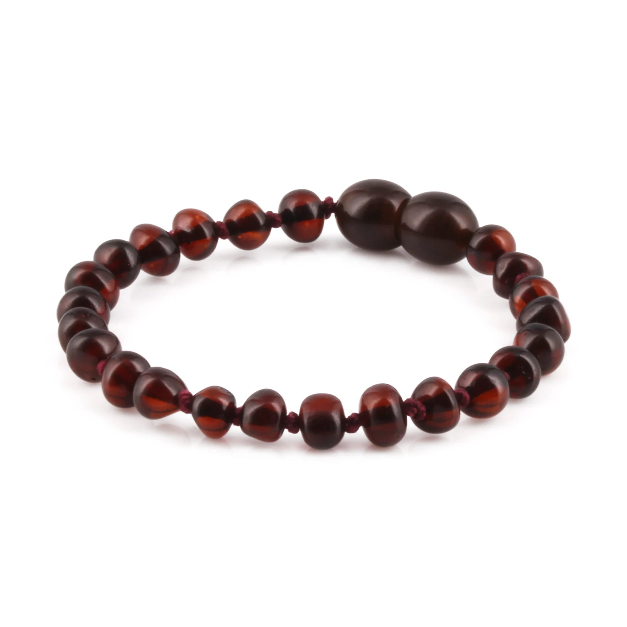 BALTIC AMBER BABY TEETHING BRACELETS LOT OF 10pcs -  BAROQUE. XB54DC