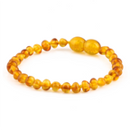 BALTIC AMBER BABY TEETHING BRACELETS LOT OF 10pcs -  BAROQUE. XB43LC