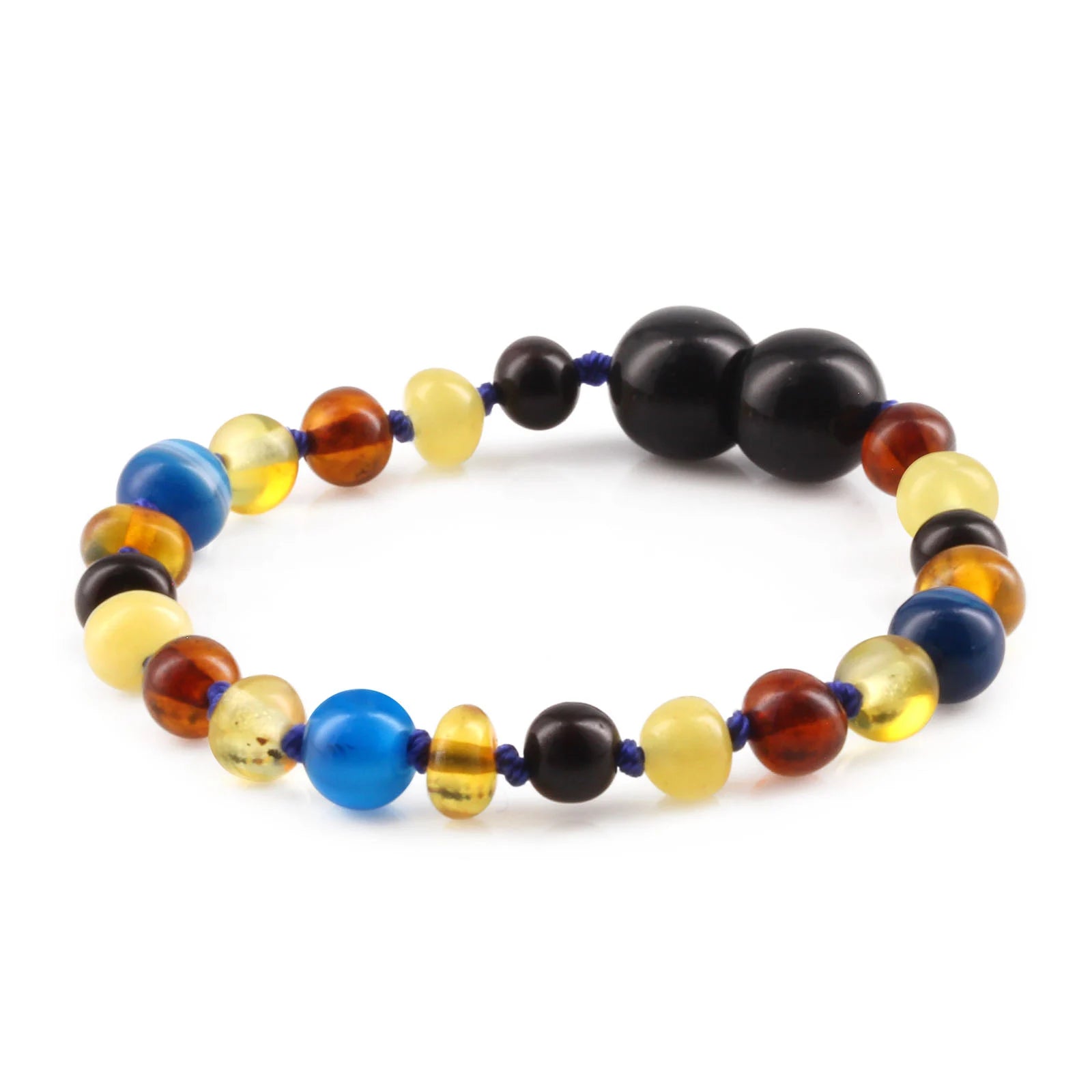 BALTIC AMBER BABY TEETHING BRACELETS LOT OF 10pcs - GEMS COLLECTION. LE464 V3