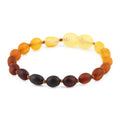 BALTIC AMBER BABY TEETHING BRACELETS LOT OF 10pcs - OLIVE. XO54R1M