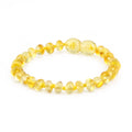 BALTIC AMBER BABY TEETHING BRACELETS LOT OF 10pcs - ROUNDEL. XR53Y