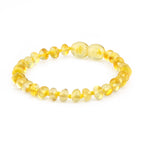 BALTIC AMBER BABY TEETHING BRACELETS LOT OF 10pcs - ROUNDEL. XR53Y