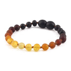 BALTIC AMBER BABY TEETHING BRACELETS LOT OF 10pcs - BAROQUE. XB54R2M