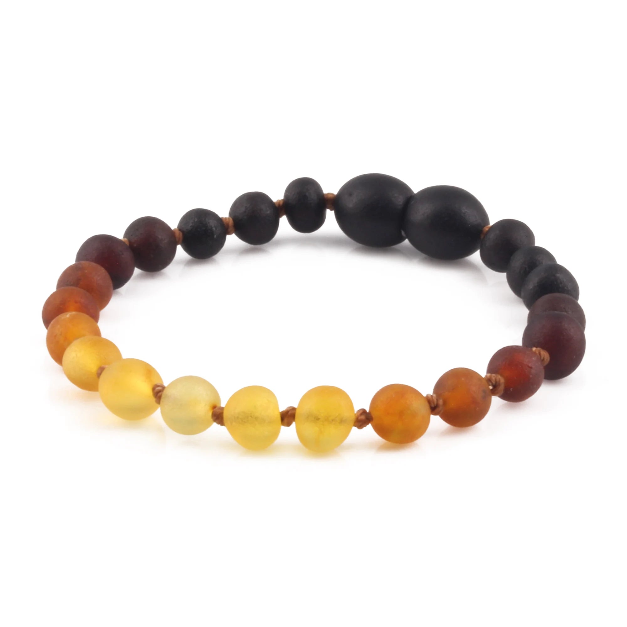 BALTIC AMBER BABY TEETHING BRACELETS LOT OF 10pcs - BAROQUE. XB54R2M