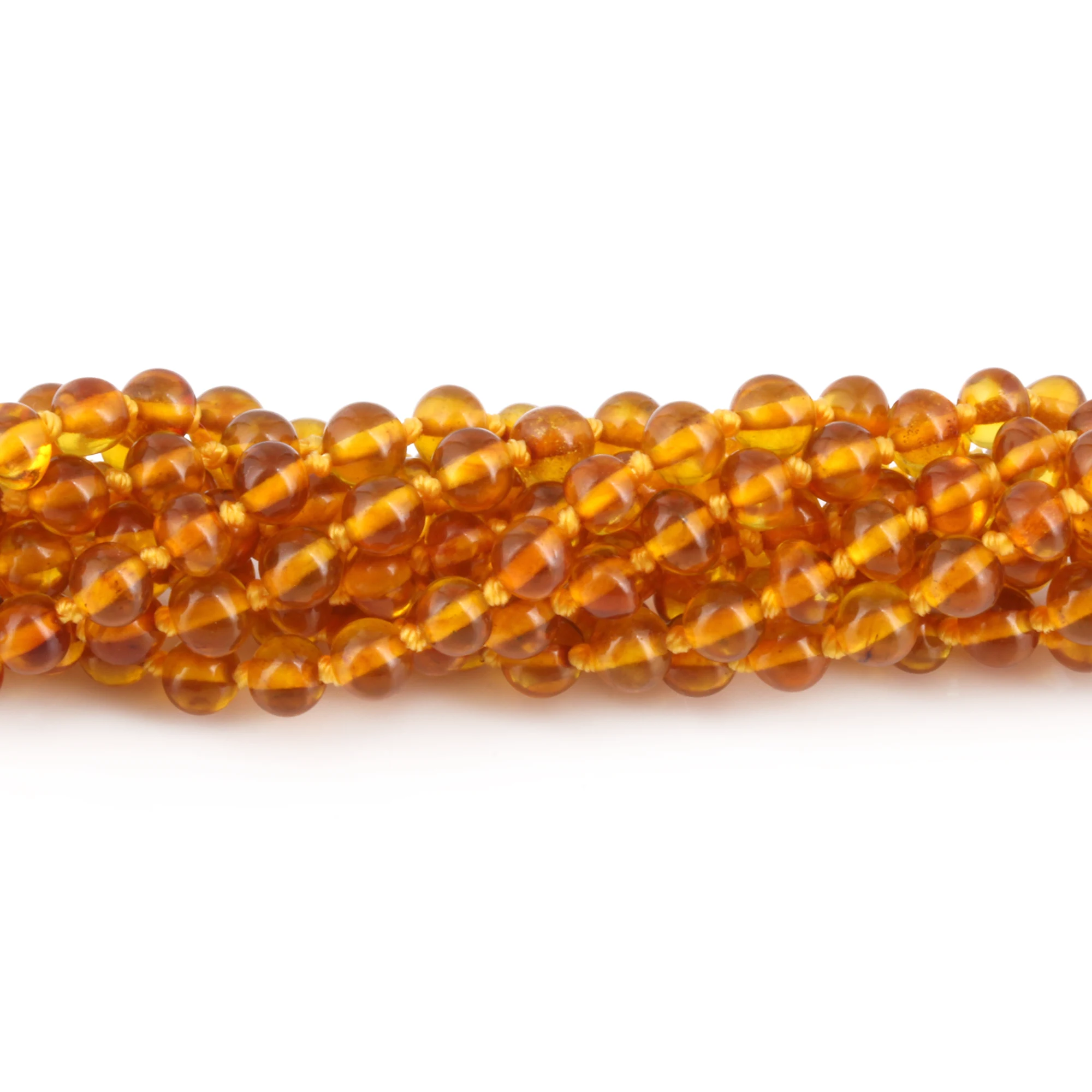 BALTIC AMBER BABY TEETHING BRACELETS LOT OF 10pcs - BAROQUE. XB54LC