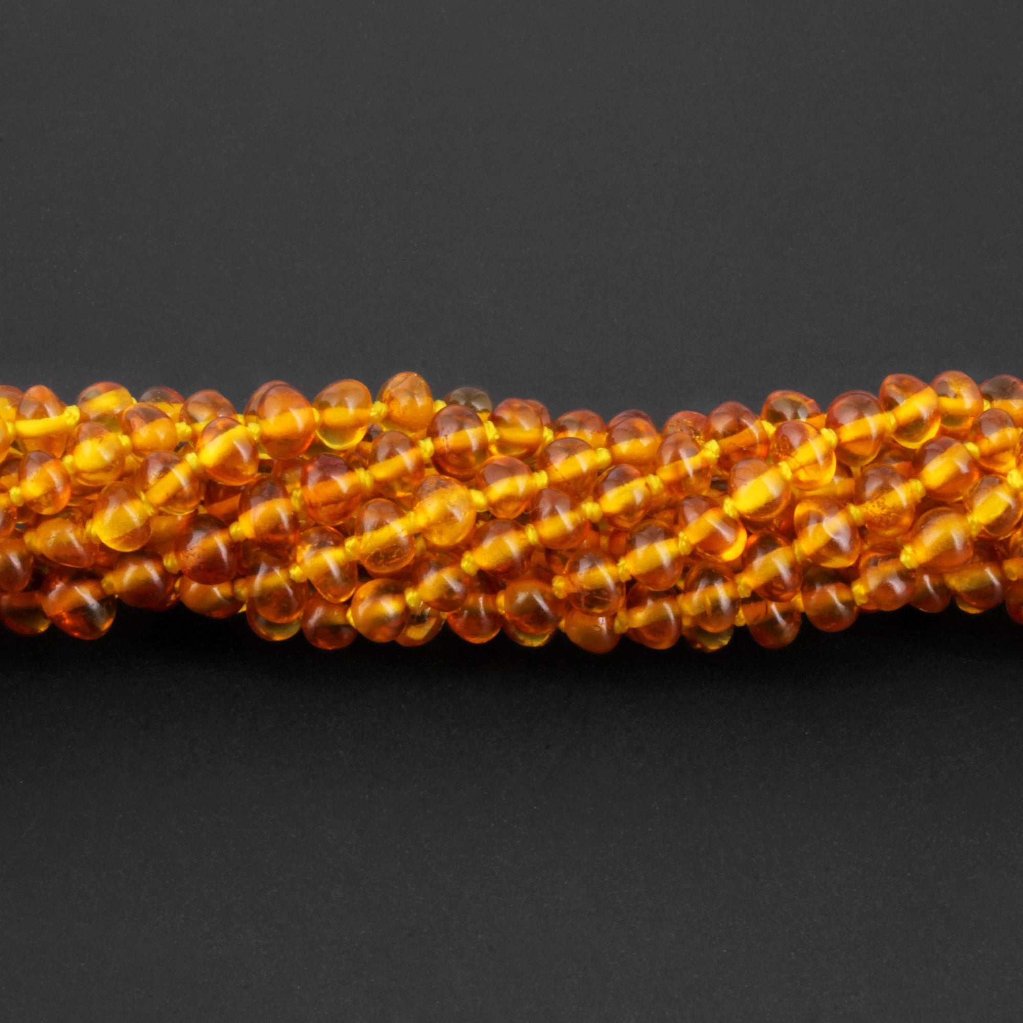 BALTIC AMBER BABY TEETHING BRACELETS LOT OF 10pcs -  BAROQUE. XB43LC