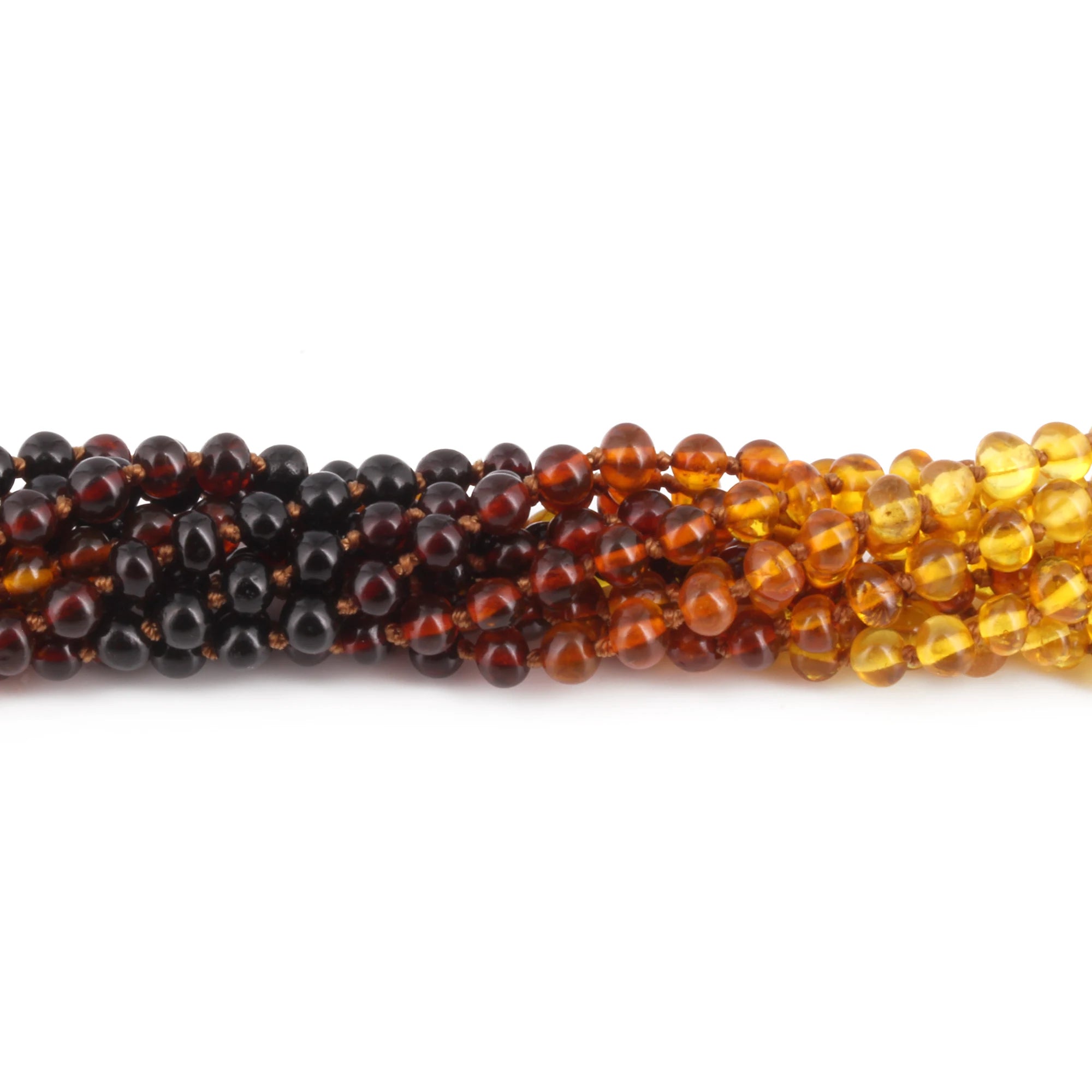 BALTIC AMBER BABY TEETHING BRACELETS LOT OF 10pcs - BAROQUE. XB54RA1