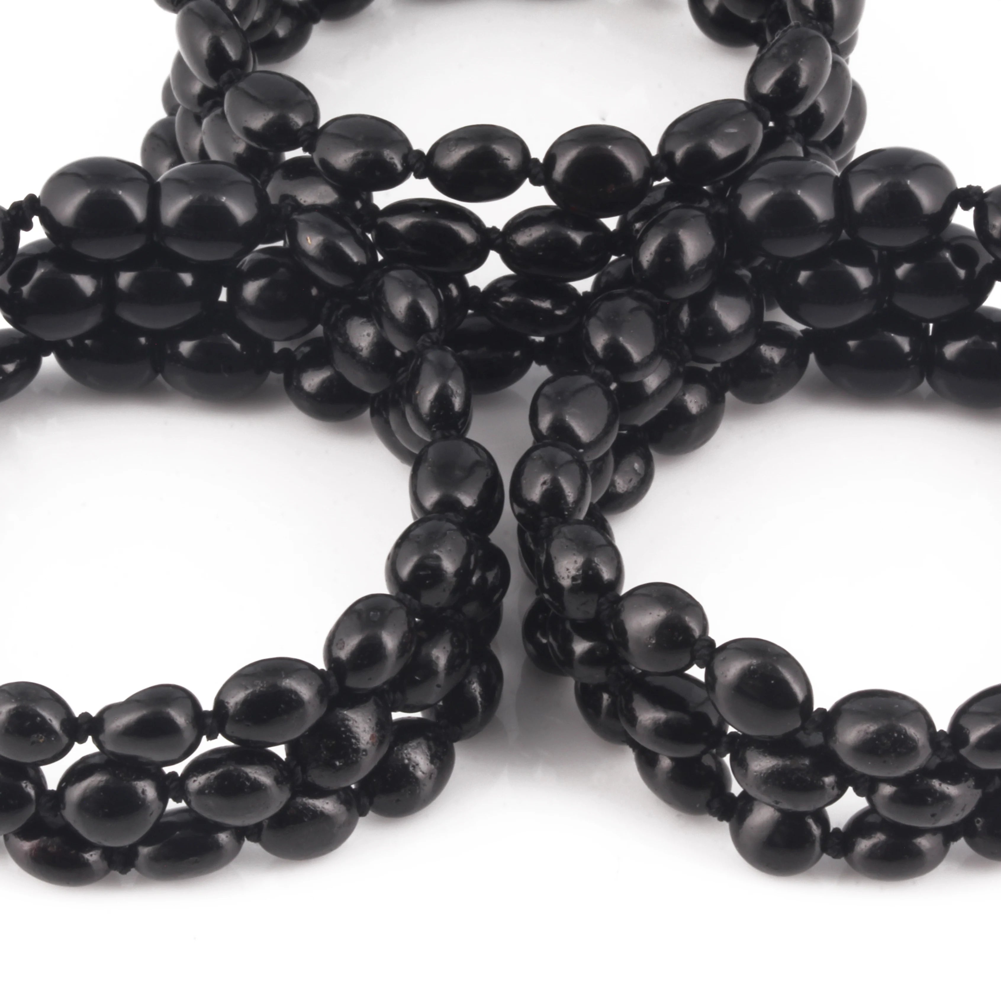 BALTIC AMBER BABY TEETHING BRACELETS LOT OF 10pcs -  OLIVE. XO54B