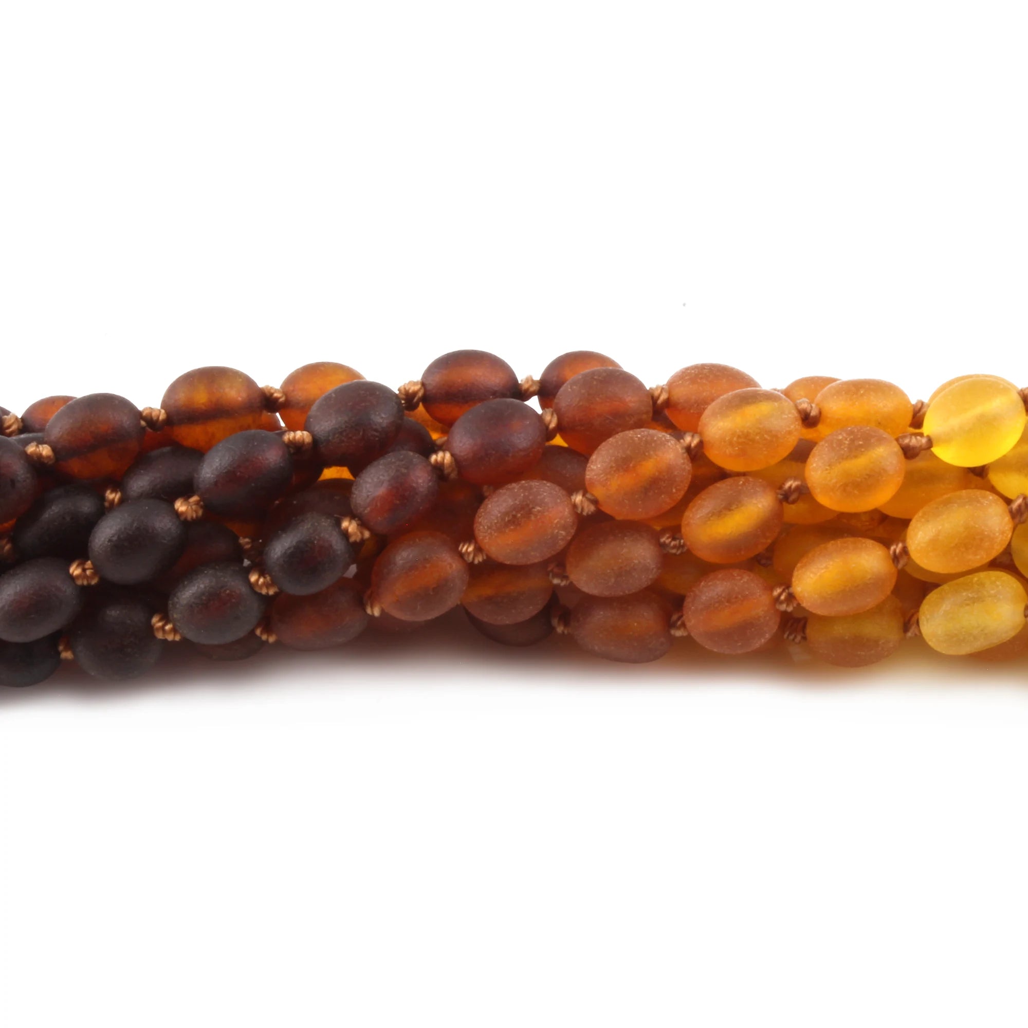 BALTIC AMBER BABY TEETHING BRACELETS LOT OF 10pcs - OLIVE. XO54R2M
