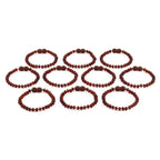 BALTIC AMBER BABY TEETHING BRACELETS LOT OF 10pcs - ROUNDEL. XR53CM