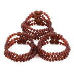 BALTIC AMBER BABY TEETHING BRACELETS LOT OF 10pcs - ROUNDEL. XR53CM