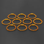 BALTIC AMBER BABY TEETHING BRACELETS LOT OF 10pcs - ROUNDEL. XR53LC