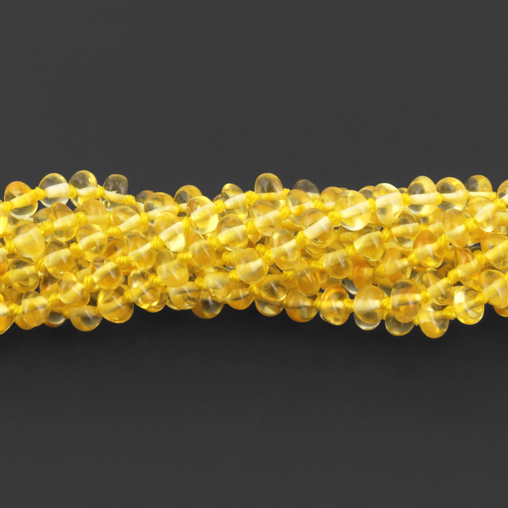 BALTIC AMBER BABY TEETHING BRACELETS LOT OF 10pcs - ROUNDEL. XR53Y