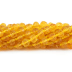 Baltic Amber Baby Teething Bracelet Baroque Yellow Raw Finish - Wholesale Lot of 10pcs - 14cm / 5.5in - XB54Y-RAW