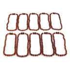 Baltic Amber Baby Teething Necklace Baroque Cognac Raw Finish - Wholesale Lot of 10pcs - 32cm / 12.6in - XB54C-RAW