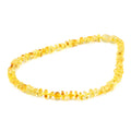 Baltic Amber Baby Teething Necklace Chips Yellow Glossy Finish - Wholesale Lot of 10pcs - 32cm / 12.6in - CH6