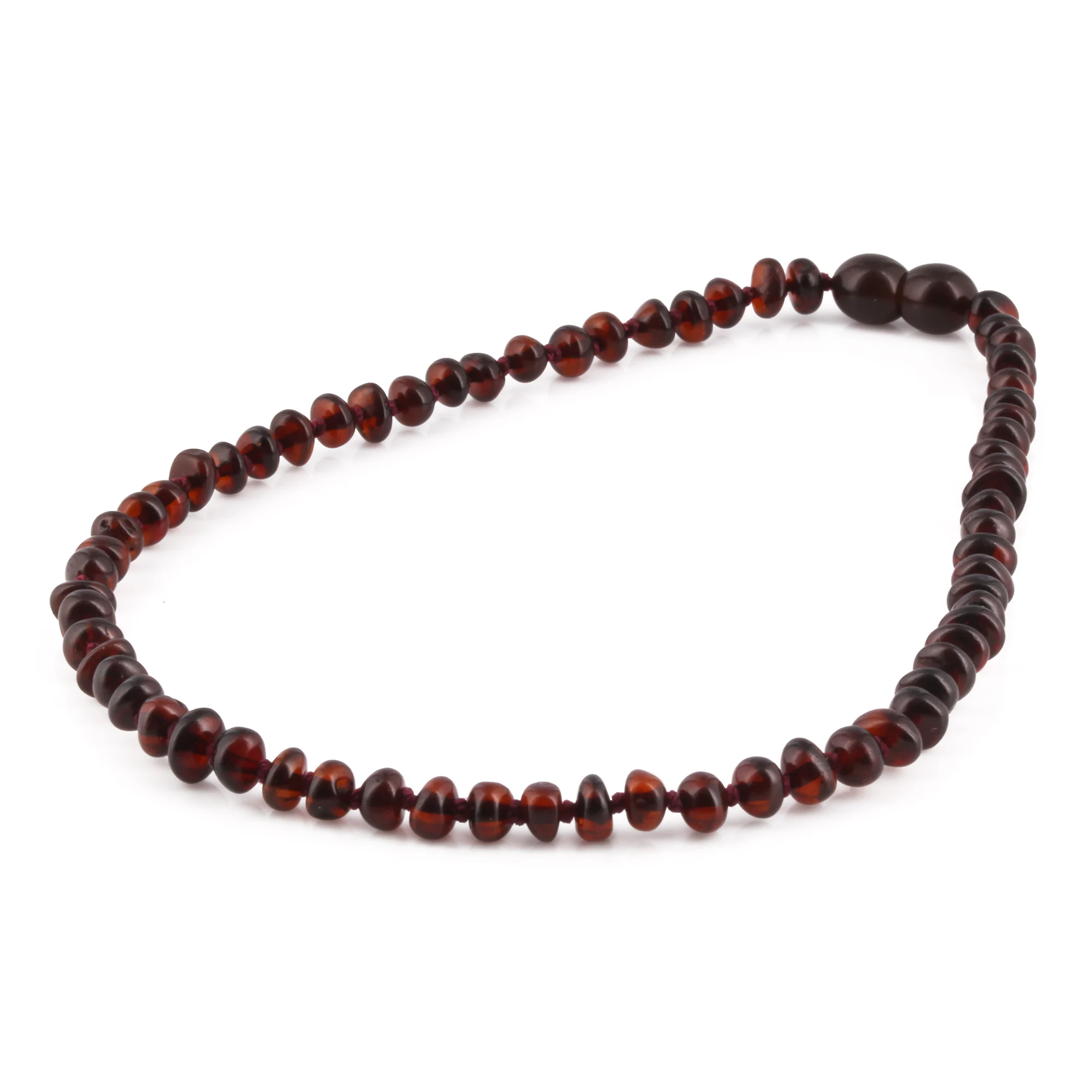 BALTIC AMBER BABY TEETHING NECKLACES LOT OF 10pcs - ROUNDEL. XR53DC