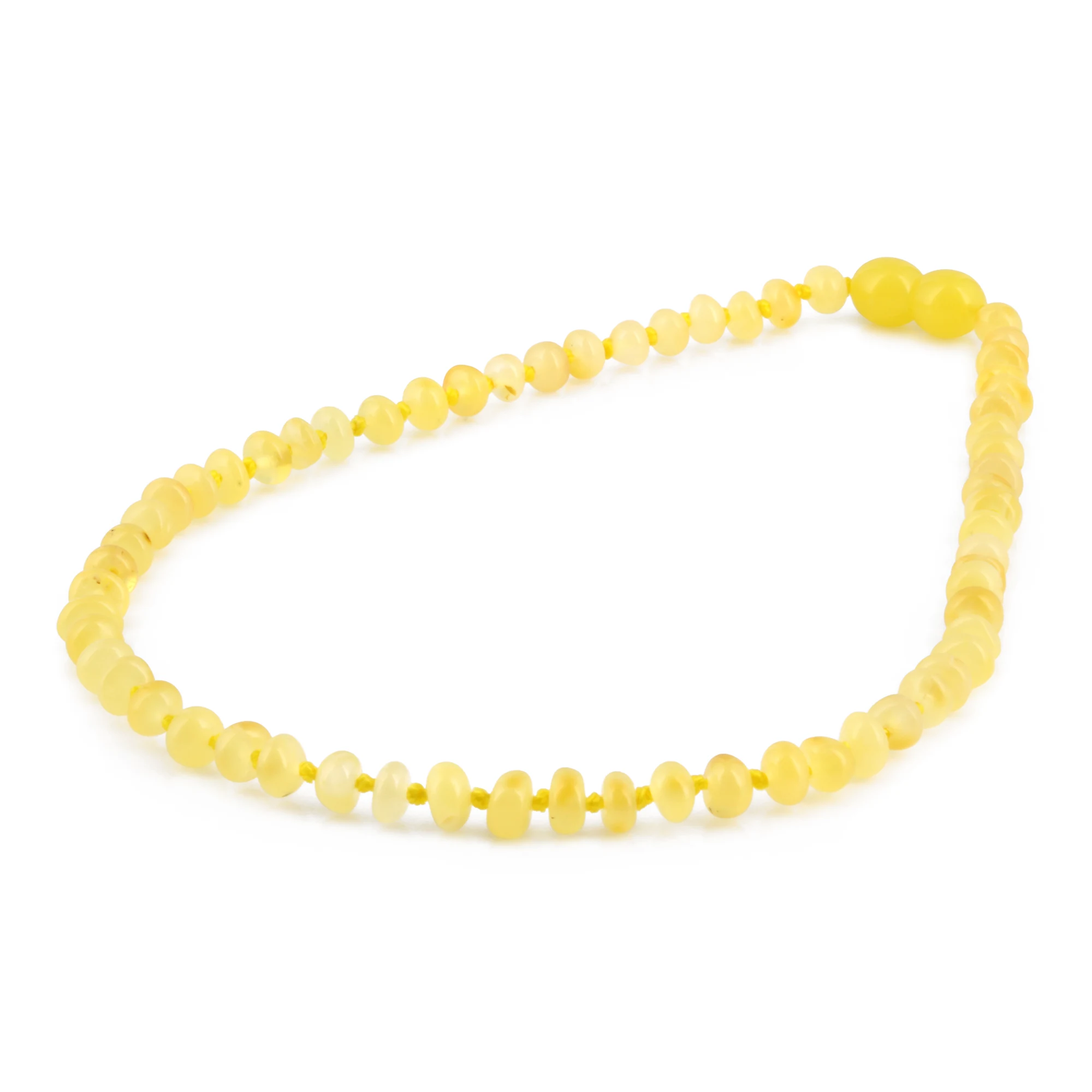 BALTIC AMBER BABY TEETHING NECKLACES LOT OF 10pcs - ROUNDEL. XR53MY