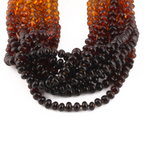 BALTIC AMBER BABY TEETHING NECKLACES LOT OF 10pcs - ROUNDEL. XR53R1