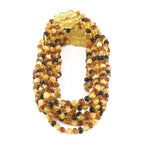 BALTIC AMBER BABY TEETHING NECKLACES LOT OF 10pcs - BAROQUE. XB54M1