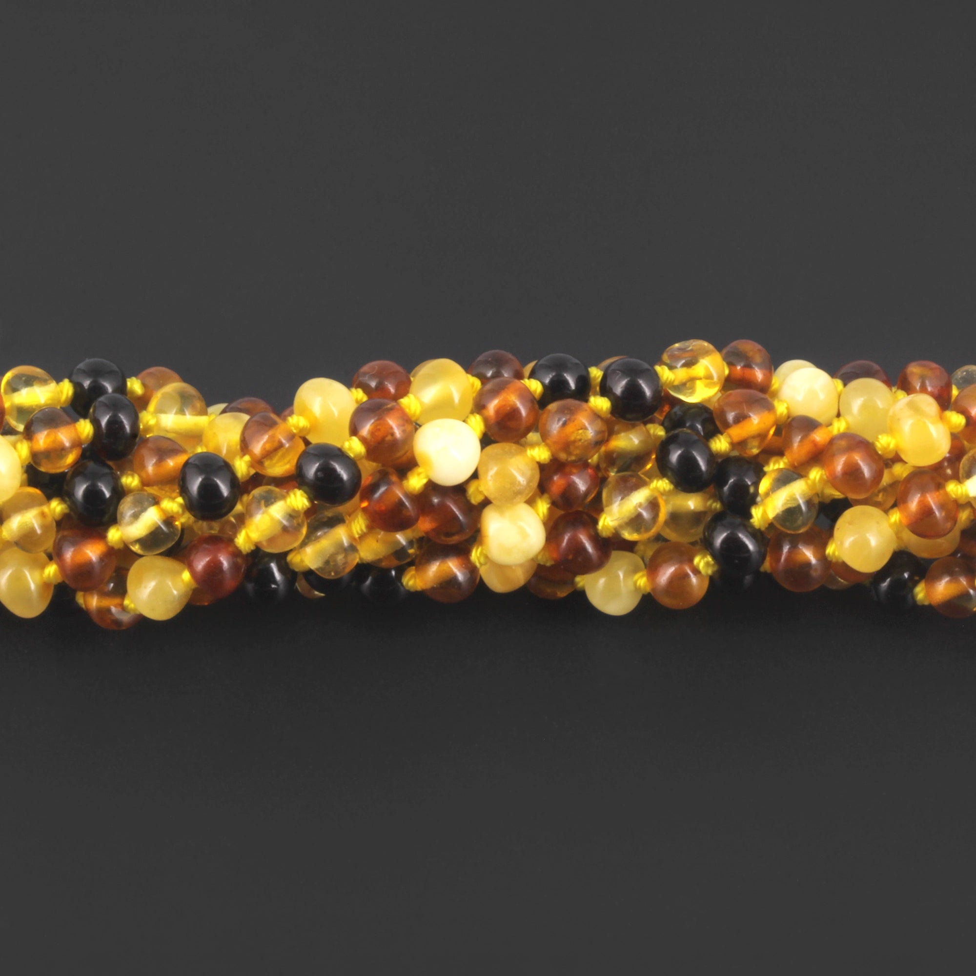 BALTIC AMBER BABY TEETHING NECKLACES LOT OF 10pcs - BAROQUE. XB54M1