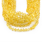 BALTIC AMBER BABY TEETHING NECKLACES LOT OF 10pcs - ROUNDEL. XR53Y