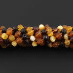 Baltic Amber Baby Teething Necklace Baroque Multicolor Raw Finish - Wholesale Lot of 10pcs - 32cm / 12.6in - XB54M-RAW