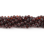 Baltic Amber Baby Teething Necklace Baroque Dark Cognac Glossy Finish - Wholesale Lot of 10pcs - 32cm / 12.6in - XB54DC