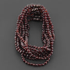 Baltic Amber Baby Teething Necklace Baroque Dark Cognac Glossy Finish - Wholesale Lot of 10pcs - 32cm / 12.6in - XB54DC