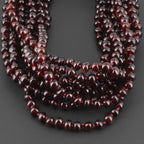 Baltic Amber Baby Teething Necklace Baroque Dark Cognac Glossy Finish - Wholesale Lot of 10pcs - 32cm / 12.6in - XB54DC
