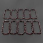 Baltic Amber Baby Teething Necklace Baroque Dark Cognac Glossy Finish - Wholesale Lot of 10pcs - 32cm / 12.6in - XB54DC