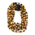 BALTIC AMBER BABY TEETHING NECKLACES LOT OF 10pcs - BAROQUE. XB54M2