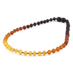BALTIC AMBER BABY TEETHING NECKLACES LOT OF 10pcs - BAROQUE. XB54R2M