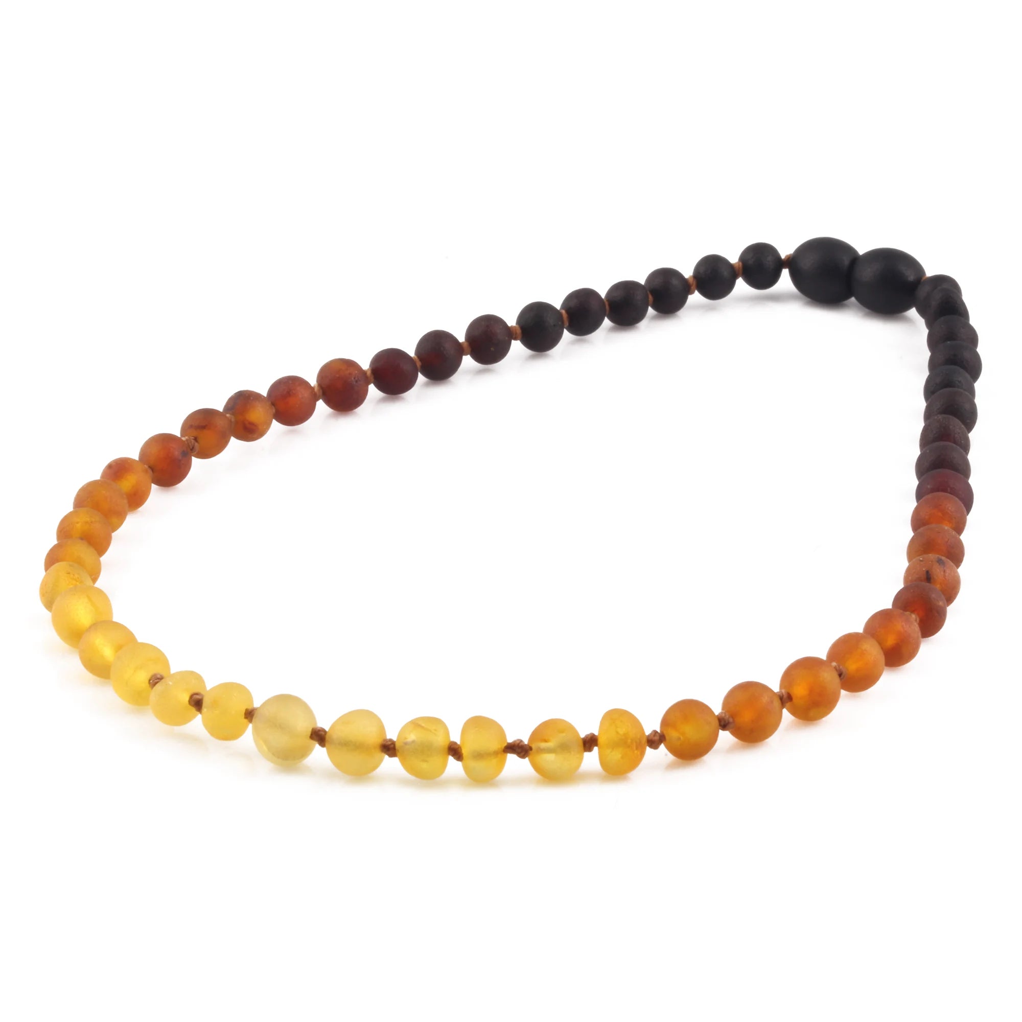 BALTIC AMBER BABY TEETHING NECKLACES LOT OF 10pcs - BAROQUE. XB54R2M