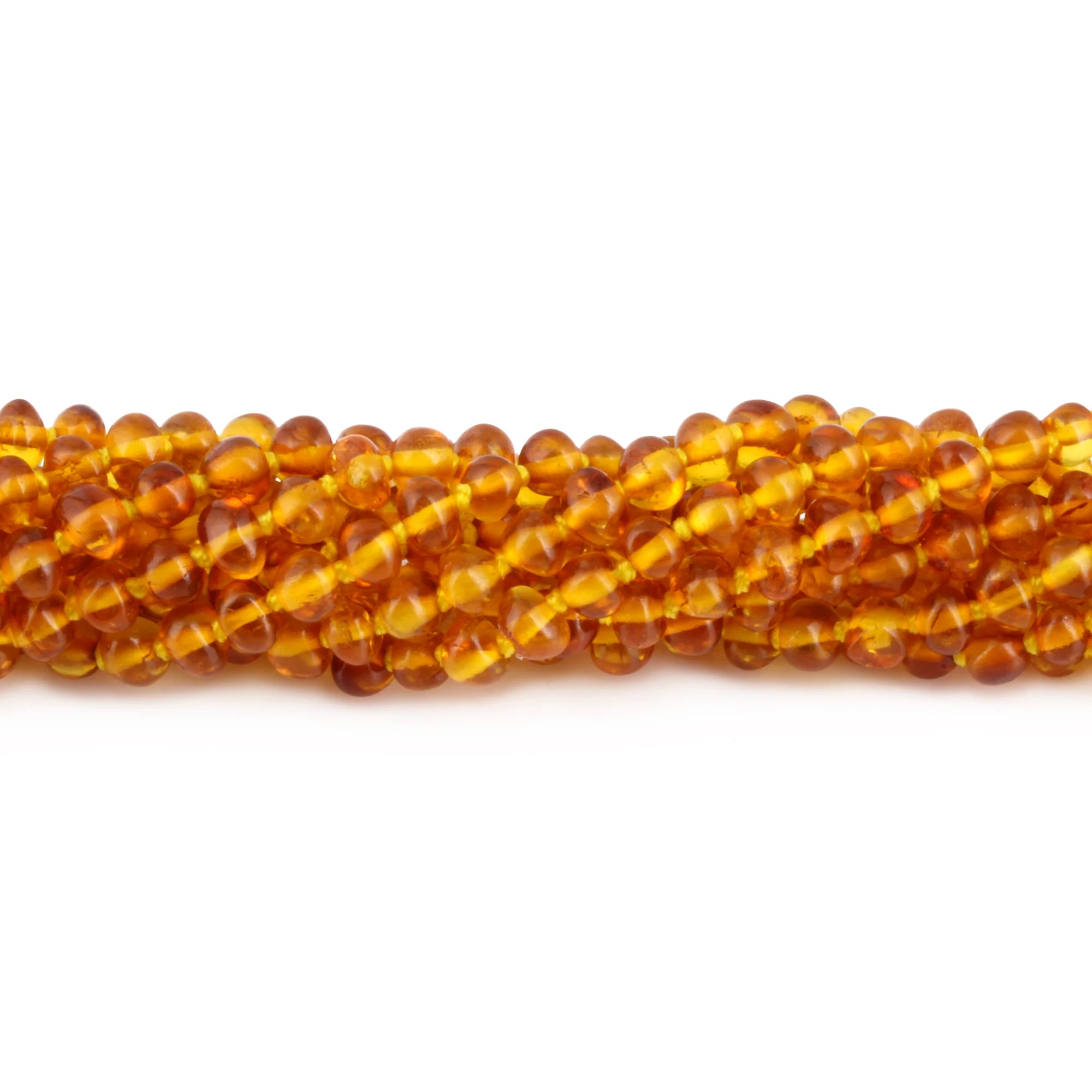 BALTIC AMBER BABY TEETHING NECKLACES LOT OF 10pcs -  BAROQUE. XB43LC