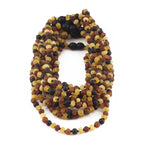 BALTIC AMBER BABY TEETHING NECKLACES LOT OF 10pcs - BAROQUE. XB54M2M