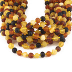 BALTIC AMBER BABY TEETHING NECKLACES LOT OF 10pcs - BAROQUE. XB54M1M