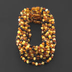 BALTIC AMBER BABY TEETHING NECKLACES LOT OF 10pcs -  BAROQUE. XB54M