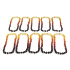 BALTIC AMBER BABY TEETHING NECKLACES LOT OF 10pcs - BAROQUE. XB54R1