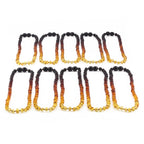 BALTIC AMBER BABY TEETHING NECKLACES LOT OF 10pcs - BAROQUE. XB54R2