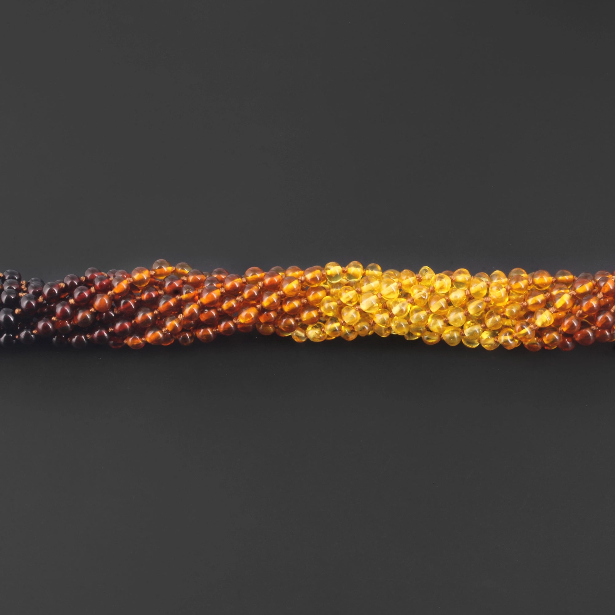 BALTIC AMBER BABY TEETHING NECKLACES LOT OF 10pcs - BAROQUE. XB54R2