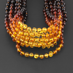 BALTIC AMBER BABY TEETHING NECKLACES LOT OF 10pcs - BAROQUE. XB54RA1